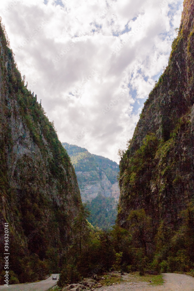 nature sky mountains