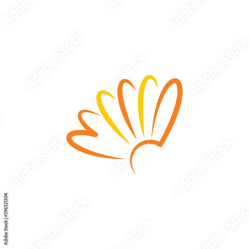 marigold logo flower icon vector