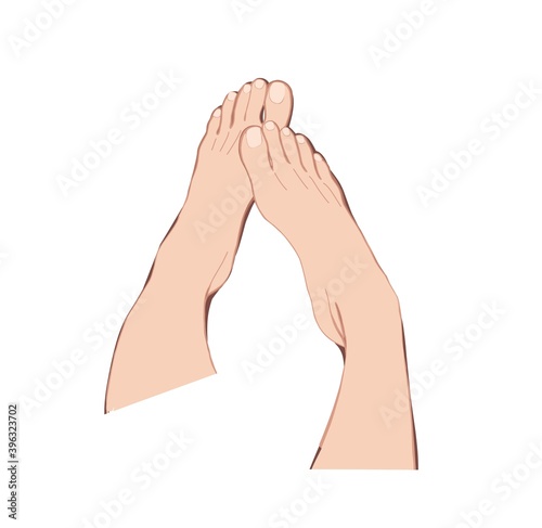 Beautiful with white woman's legs, isolated on soft white background. Hygiene concept. Hygiene of the feet. pedicure