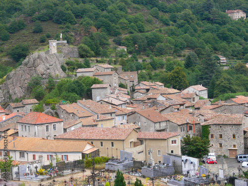 burzet,ardeche,france photo