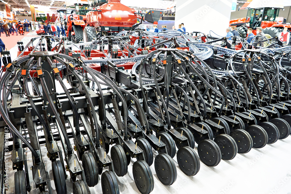Fototapeta premium Pneumatic seeder for agricultural machinery