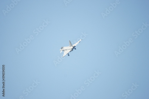 RAF Typhoon GR4, British military fighter jet, scramble RAF Coningsby Lincolnshire  photo