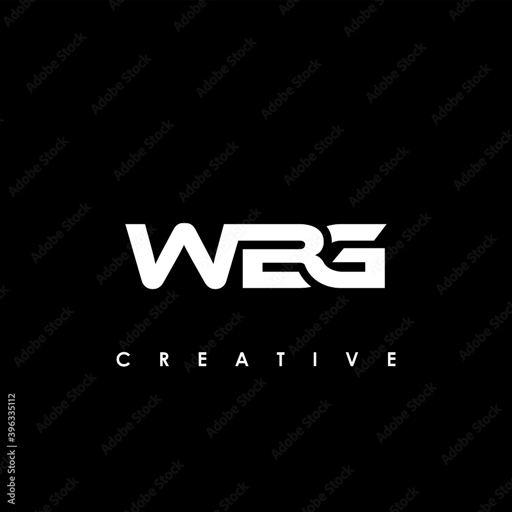 Fototapeta premium WBG Letter Initial Logo Design Template Vector Illustration 