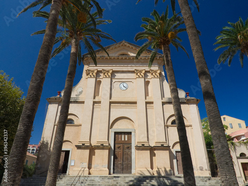 Front facade on the Immaculate Conception Catholic Church