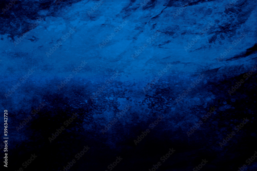 Beautiful Abstract Grunge.Decorative Dark Blue Stucco Wall Background. Art Rough stylized texture banner with space for text