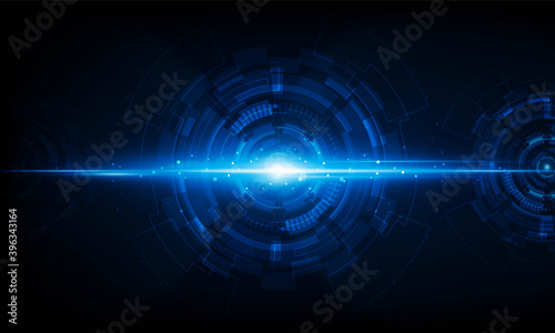 Abstract Light out technology background Hitech communication concept innovation background vector design.