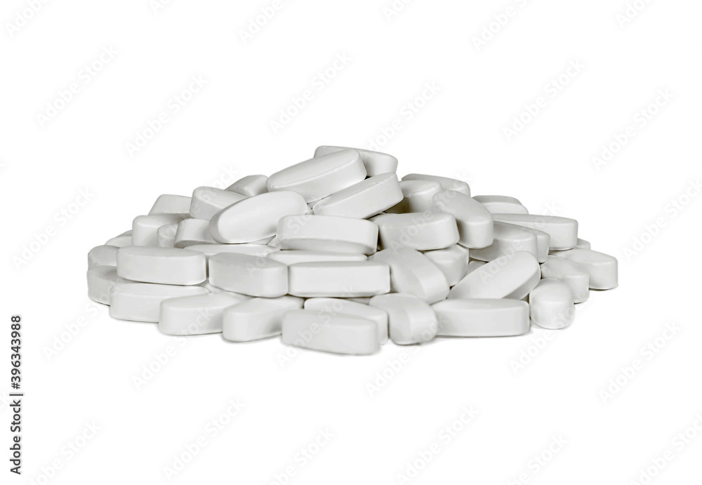 white pills are a bunch in isolation white pills are a bunch in isolation