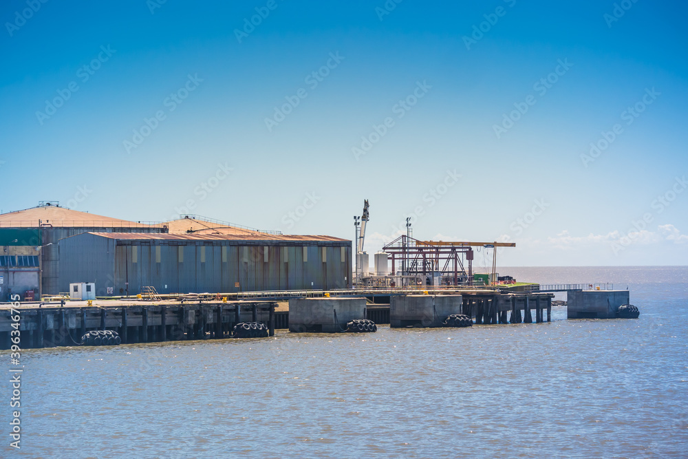 Industrial building in the port of Buenos Aires. Industrial building in the port of Buenos Aires.