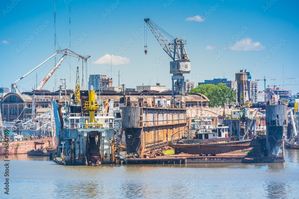 Obraz premium Port of Buenos Aires, Argentina