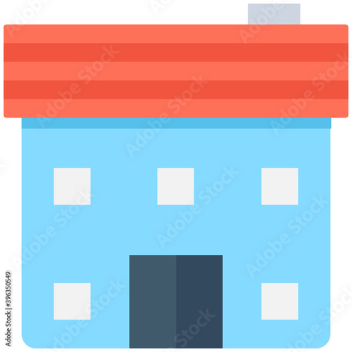  Home Flat Vector Icon 