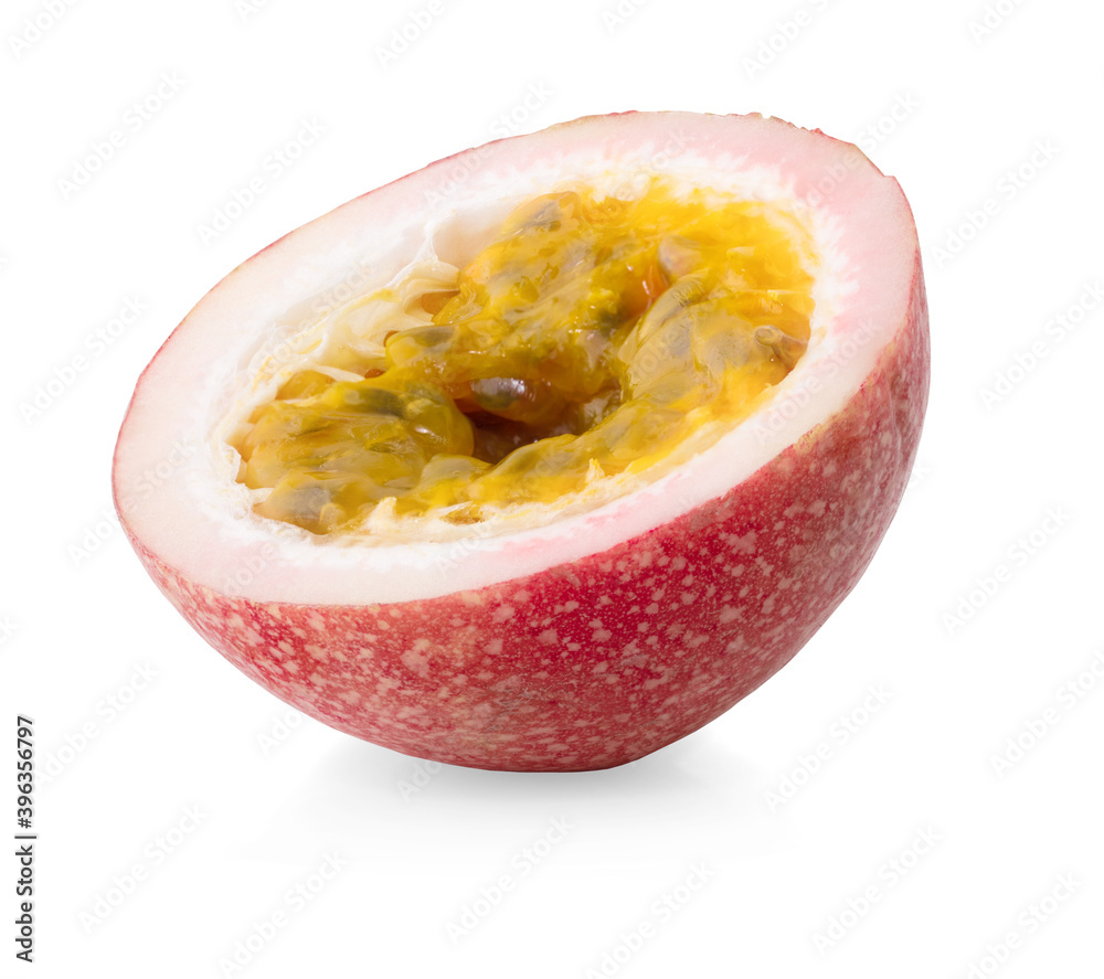 passionfruit maracuya isolated on white background passionfruit maracuya isolated on white background