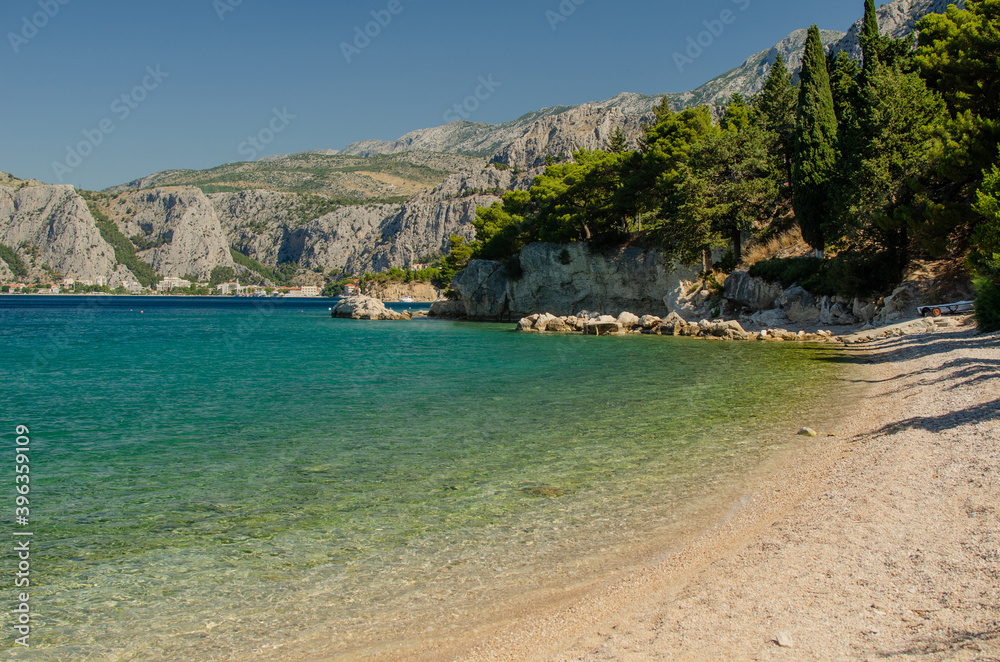 Idyllic beach at Nemira, Croatia. Idyllic beach at Nemira, Croatia.