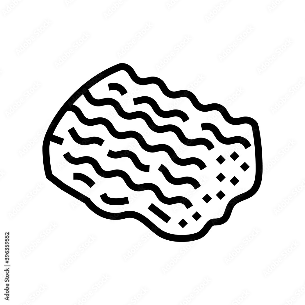 minced meat line icon vector. minced meat sign. isolated contour symbol black illustration minced meat line icon vector. minced meat sign. isolated contour symbol black illustration