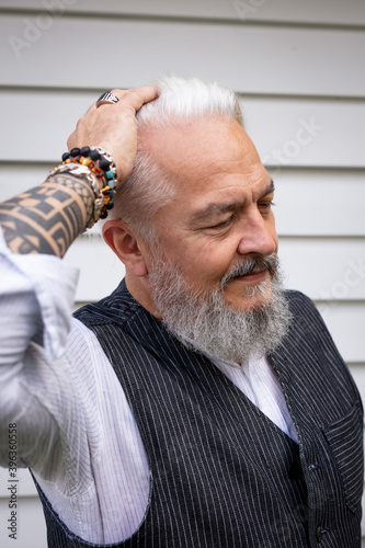 Rainer Senior mit Tattoos und Stylefaktor