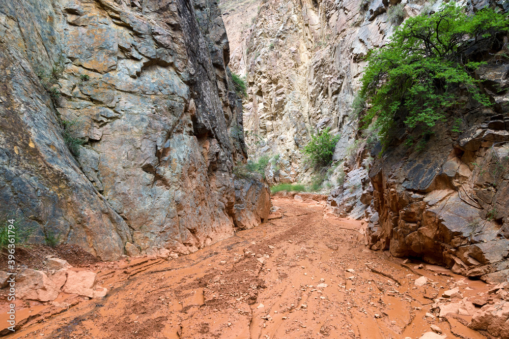 Canyon Konorchek, Kyrgyzstan, Tian Shan.