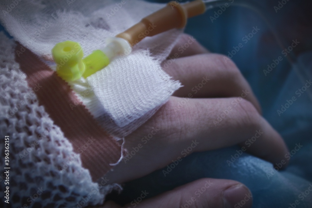 Fototapeta premium hands of the child