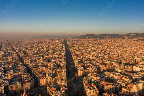 Photography Aerial drone shot of