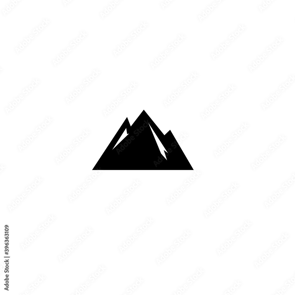 DESIGN MOUNTAIN, HILLS LOGO, SIGN, SYMBOL ART ON WHITE DESIGN MOUNTAIN, HILLS LOGO, SIGN, SYMBOL ART ON WHITE