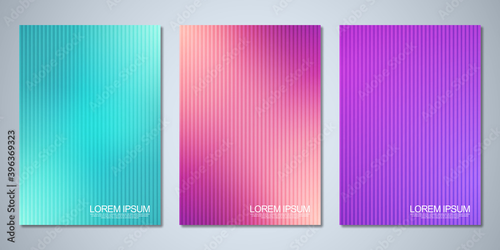 Blurred backgrounds for cover design, brochure layout, book, poster mockup, and flyer template. Colorful pattern, vibrant colors, fluid abstract, blended colors.