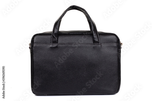 men's business accessory, stylish business designer briefcase - handmade genuine leather bag