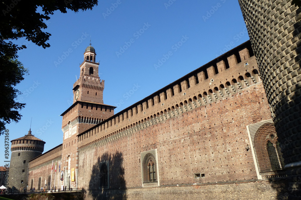 Castello Sforzesco - a beautiful castle in the center of Milan