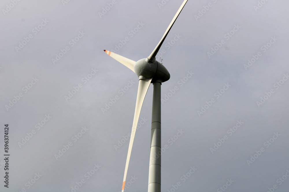 Wind power generating Windmills. Wind turbine. Wind power generating Windmills. Wind turbine.