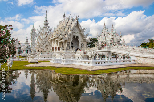 Wat Rong Khun in Chiang Rai North Thailand Asia © Willi