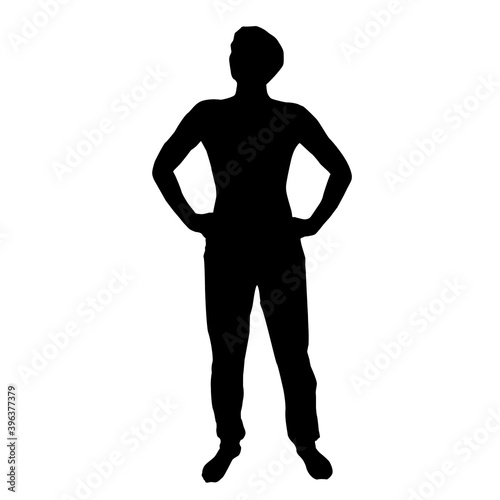 man backs showing muscles