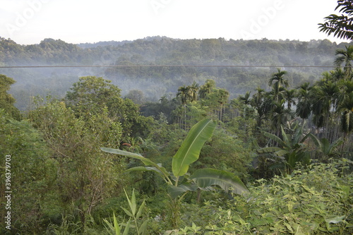 Baramura Hills of Tripura/India in the early morning photo