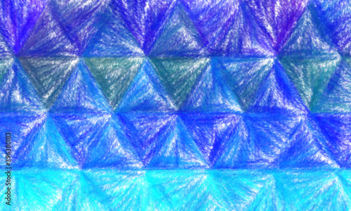 Blue wax crayon with low co...