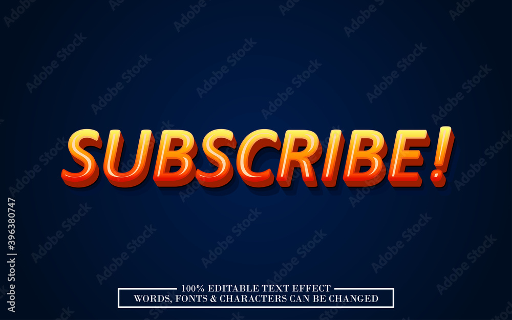 Obraz premium twilight editable text effects vector