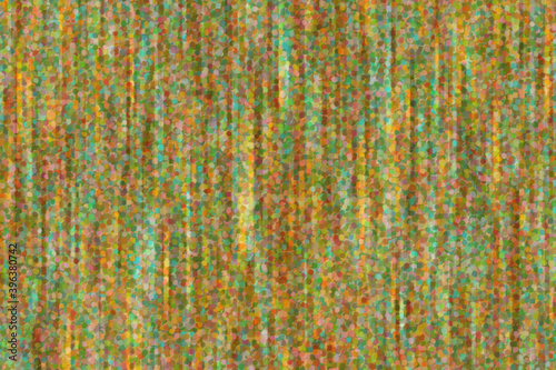 Brown and green lines impre...