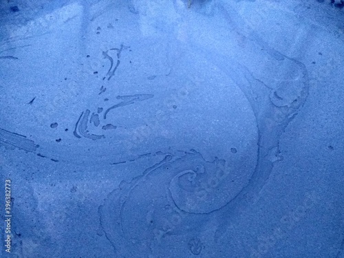 Picturesque blue background with blue streaks