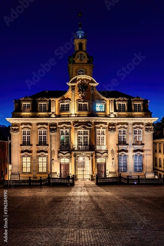 Town hall in historic city Schwäbisch Hall