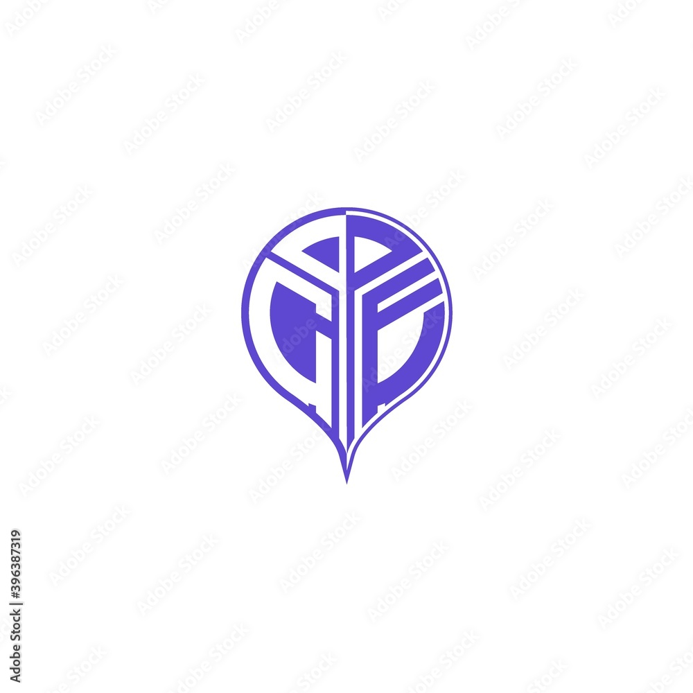 initial letter C E Modern and unique location design initial letter C E Modern and unique location design