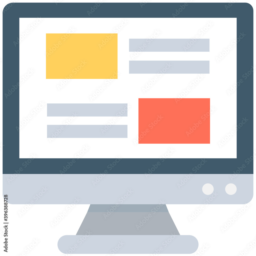 Web Layout Flat Vector Icon
Web Layout Flat Vector Icon