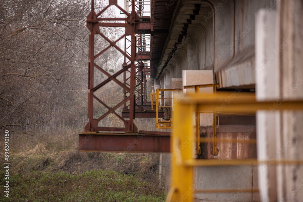 forgotten railway bridge. bridge needs repair forgotten railway bridge. bridge needs repair