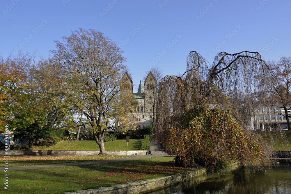 Paderborn, Paderquell area in autumn