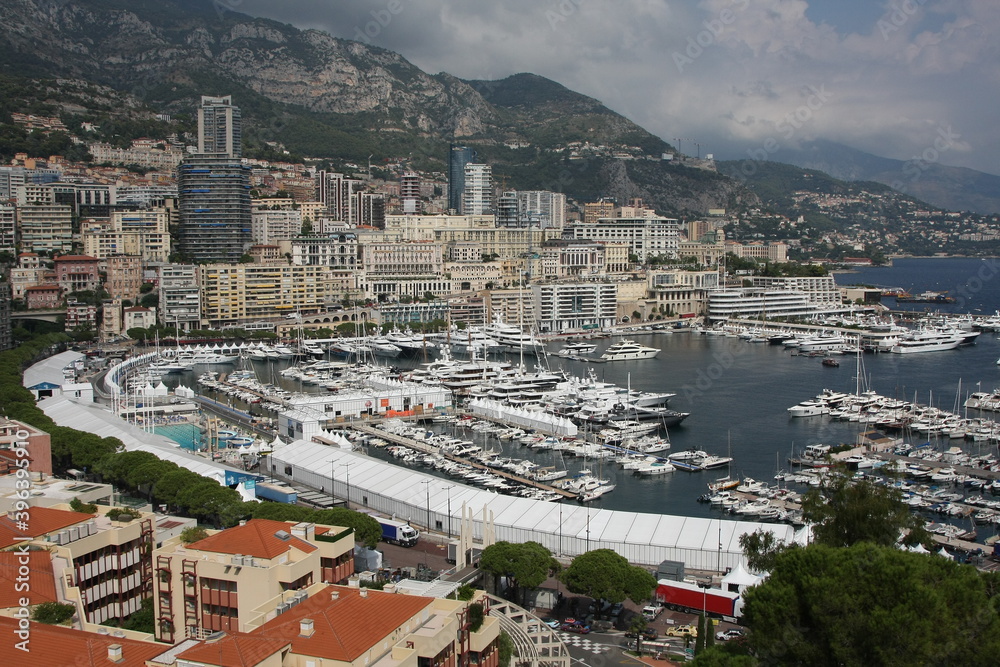 view of the city of Monaco