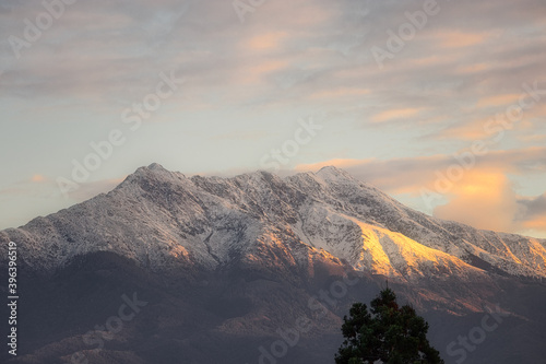 Panoramic view of Bisalta, Cuneo, Italy.