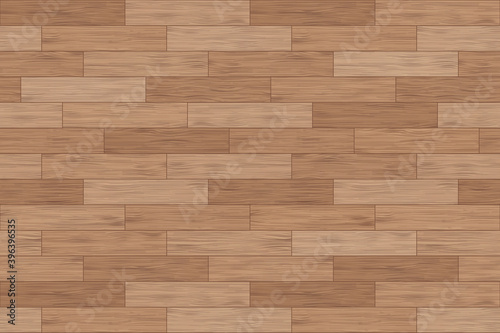 Floor wood parquet. Flooring wooden seamless pattern. Design laminate. Parquet rectangular tessellation. Floor tile parquetry plank. Hardwood tiles. Rectangles slabs brown wooden. Vector background