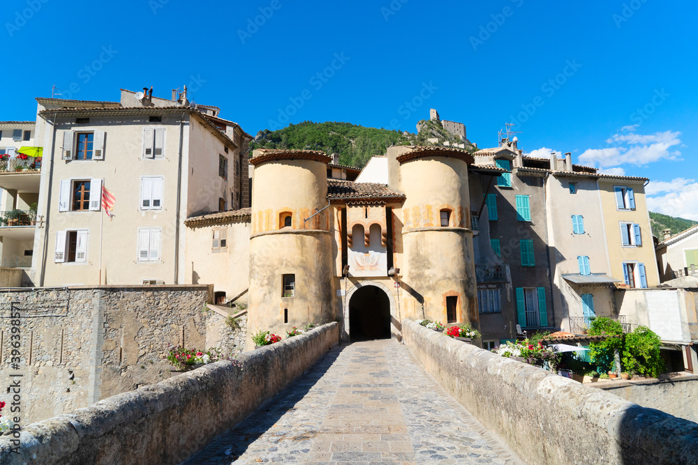 entrance gate of Entrevaux