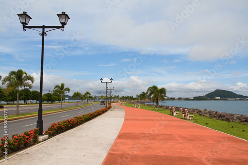 path to walk or do sports panama bahia city, causeway