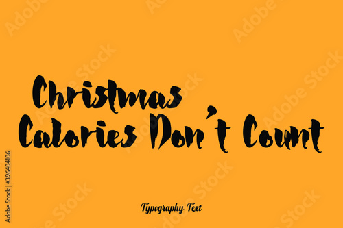 Handwritten Bold Font Typography Text Food Quote
on Yellow Background