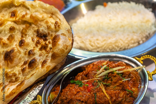 Nepalese cuisine, lavash, rice, meat