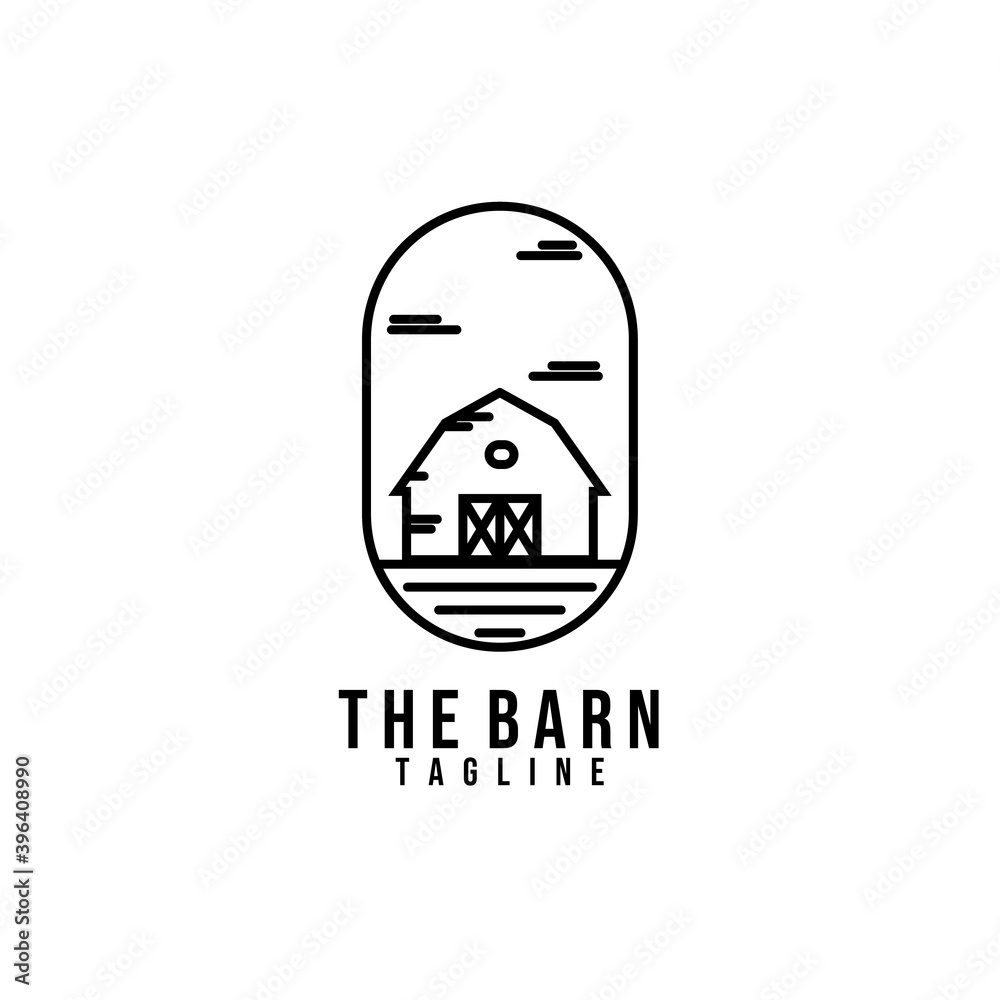 Barn logo vector illustration design, creative bar house logo Barn logo vector illustration design, creative bar house logo