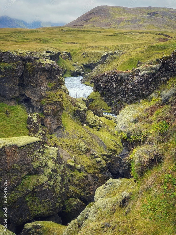 Fimmvorduhals Hiking landscapes,Iceland
