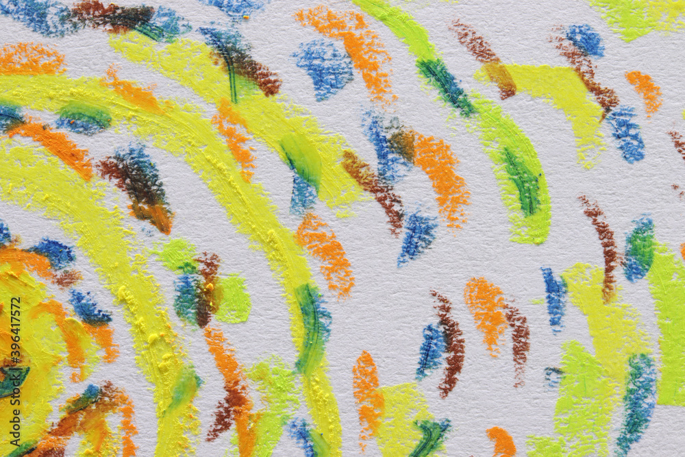 abstract colorful crayon background hand painting abstract colorful crayon background hand painting