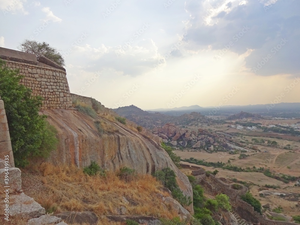Obraz premium Chitradurga Fort , Picturesque Fort of Karnataka ,india