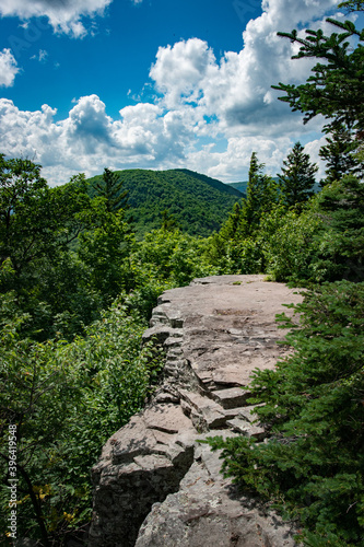 Acra Point trail, Catskill Mountains, New York